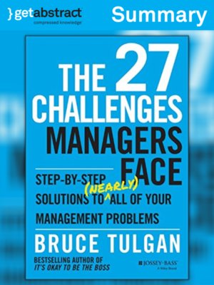 cover image of The 27 Challenges Managers Face (Summary)